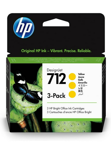 Картридж HP 712 Yellow для DesignJet желтый