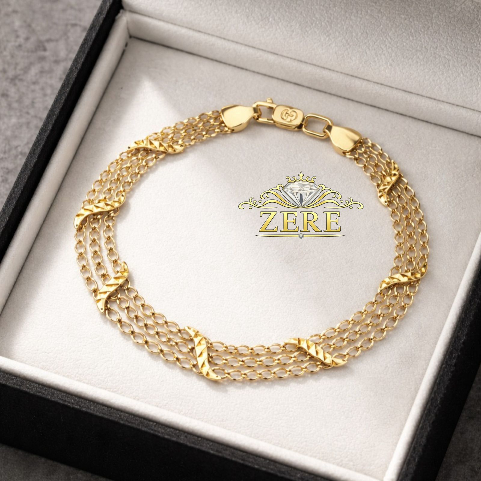 Браслет Zere ZR150308 золото 3.87гр 19р купить,358850