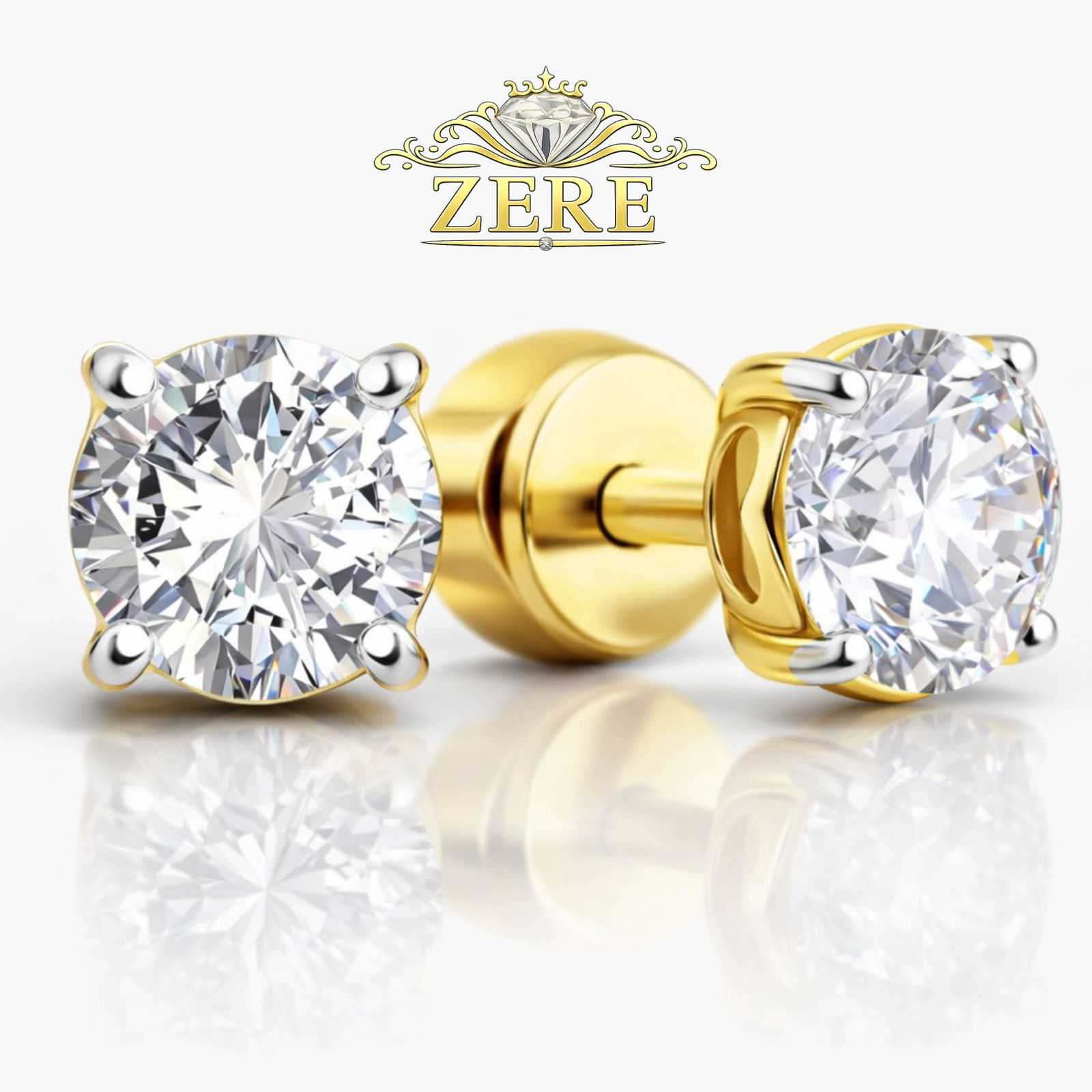 Серьги Zere ZR150304 золото 1.78гр купить,178200