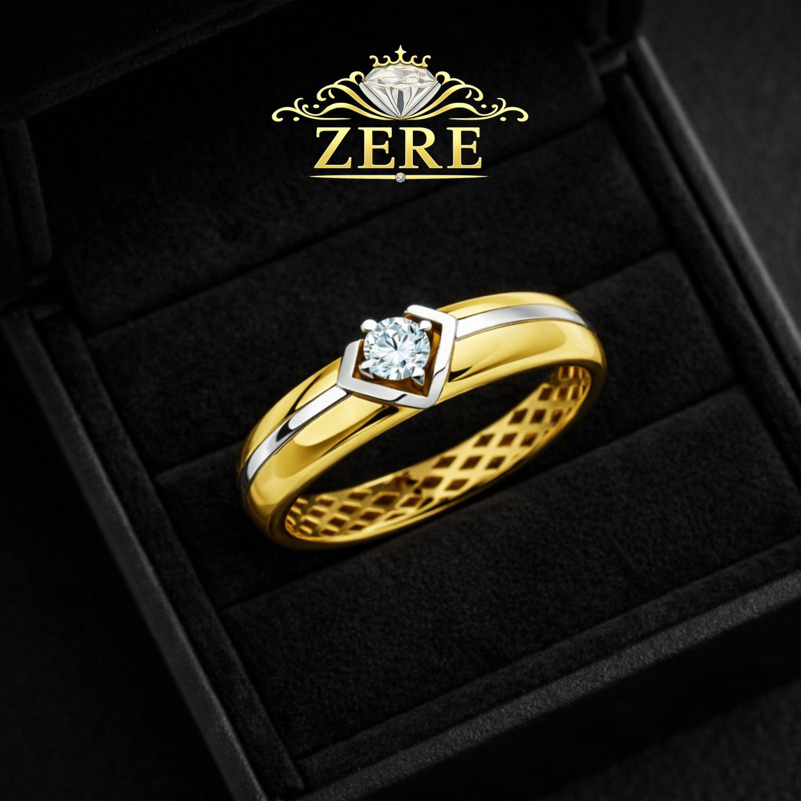 Кольцо Zere ZR150307 золото 2.5гр 18р - ForteMarket Кольцо Zere ZR150307 золото 2.5гр 18р купить,266300