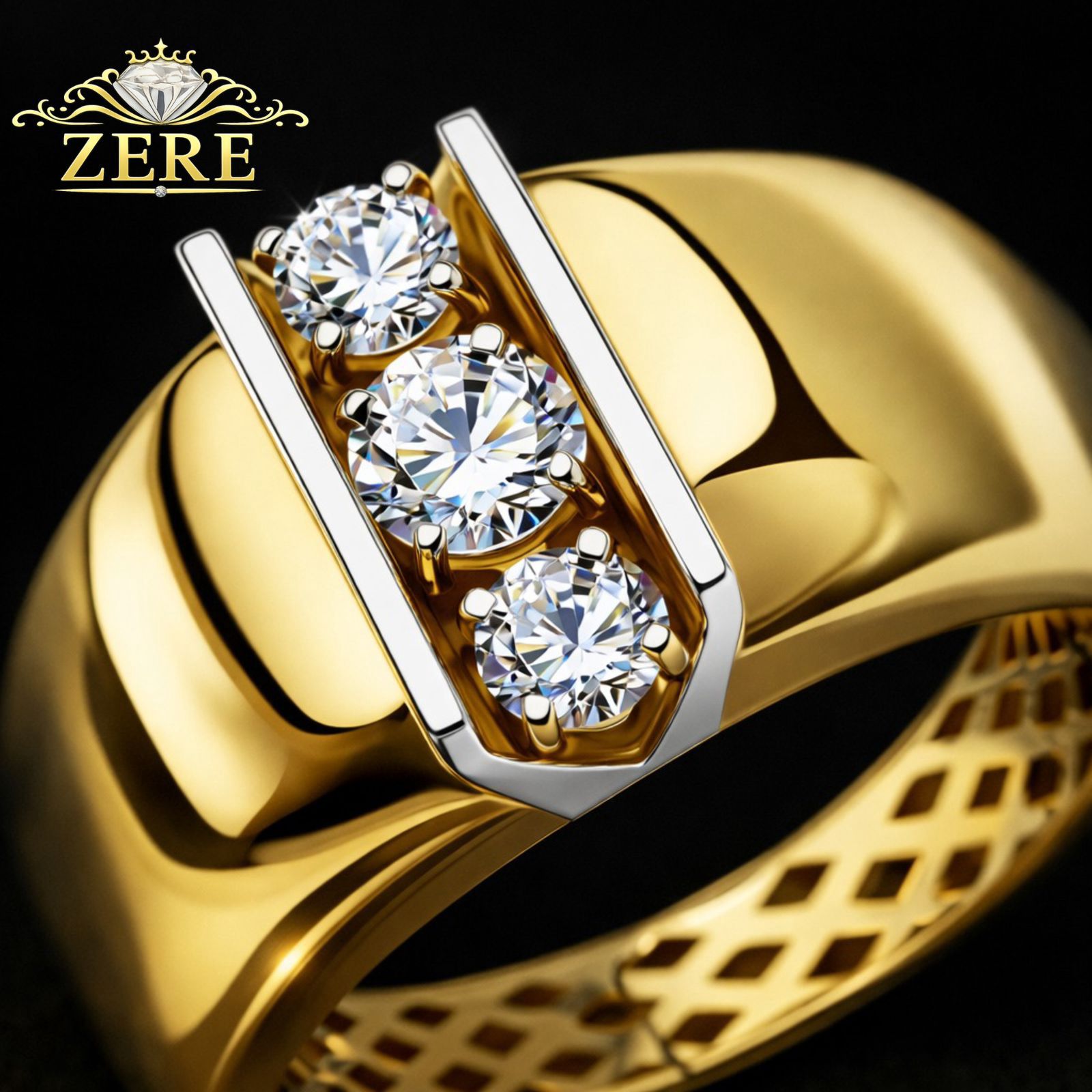 Кольцо Zere ZR150306 золото 3.81гр 20р купить,334200