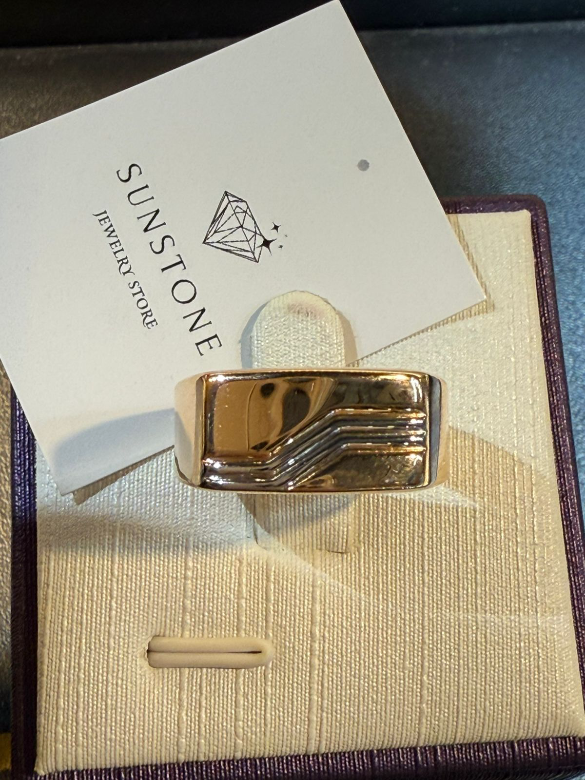Кольцо Sunstone S725 золото 1.60гр 19р купить,150000