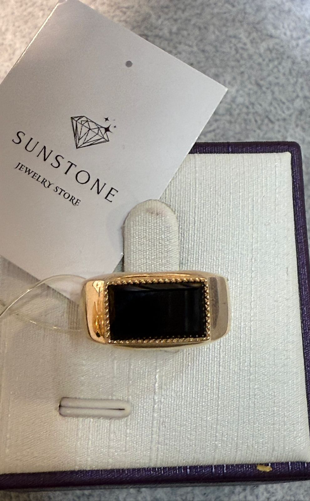 Кольцо Sunstone S729 золото 3.40гр 18р купить,343000