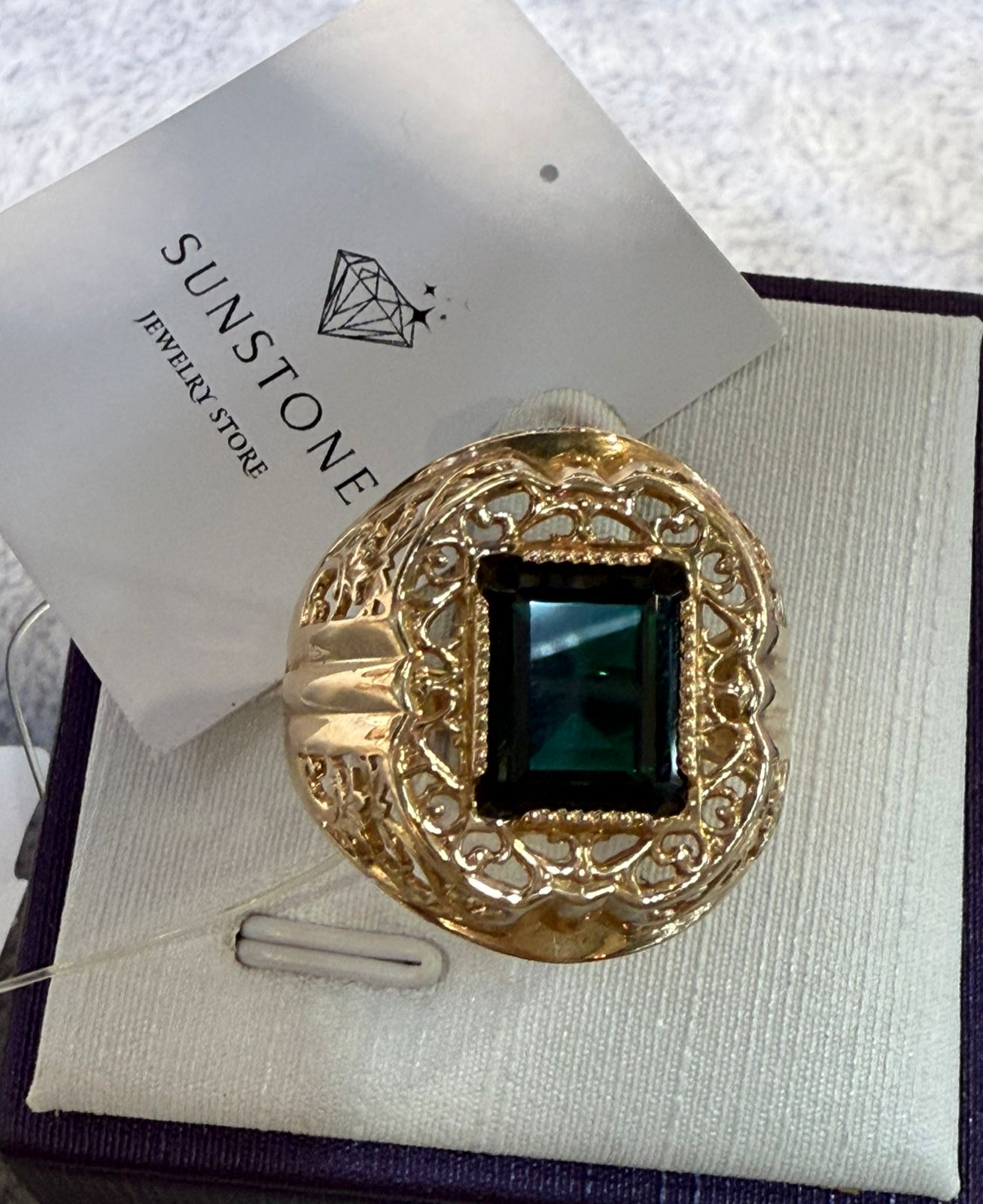 Кольцо Sunstone S324 золото 5.70гр 20.5р купить,500000