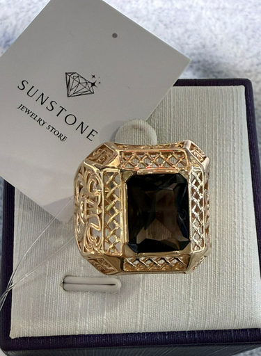 Кольцо Sunstone S726 золото 6.10гр 20р