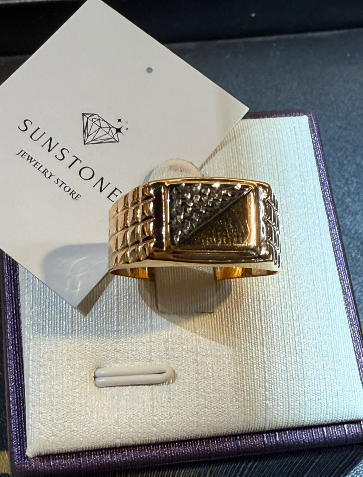 Кольцо Sunstone S730 золото 2.20гр 19р купить,220000