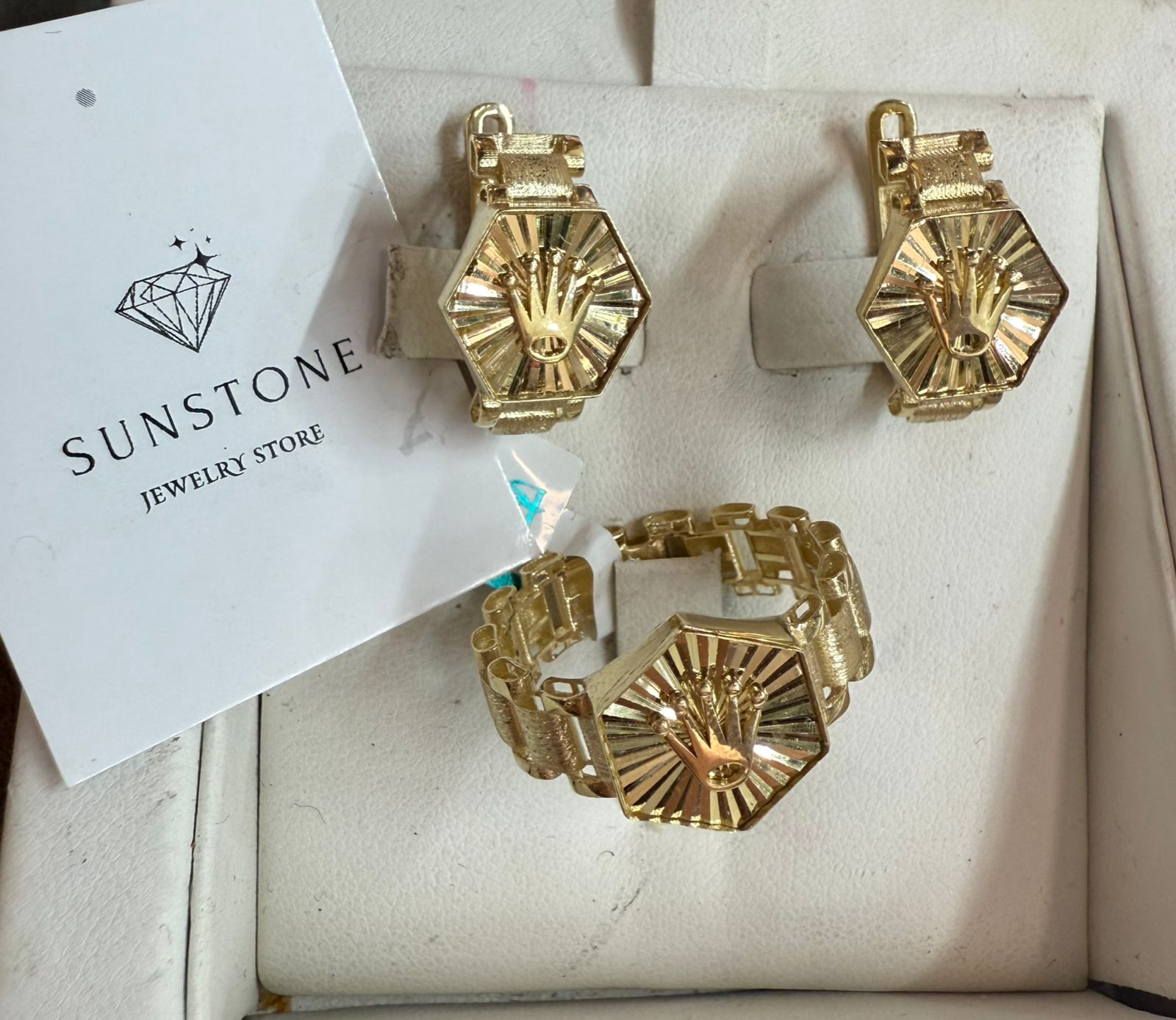  Комплект Sunstone S732 золото 6.80гр 19р  купить,490000