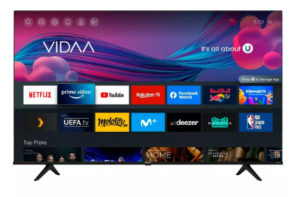 Телевизор Hisense 85A6BG Smart 4K UHD 85" черный