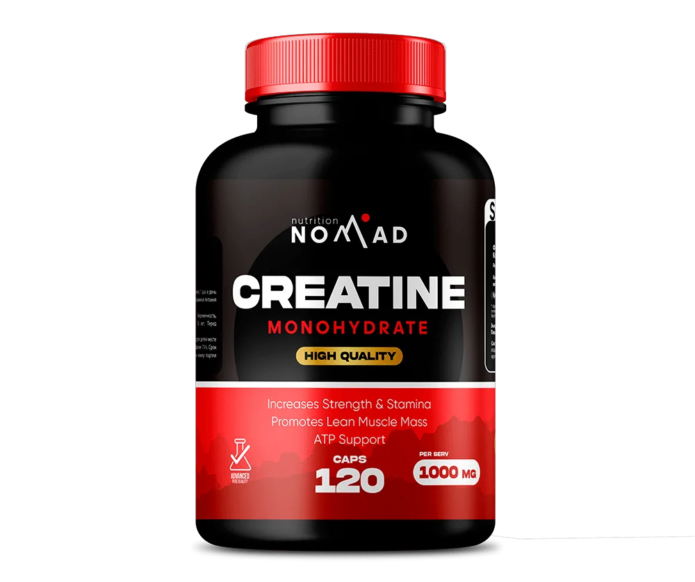 Креатин Nomad Nutrition Creatine 1000мг 120 капсул