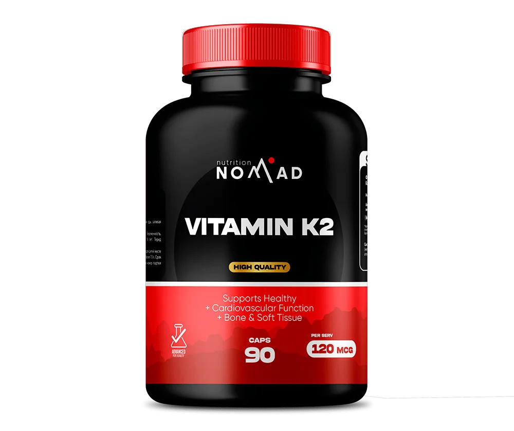 Витамин K2 Nomad Nutrition Vitamin K2 120мкг 90 капсул