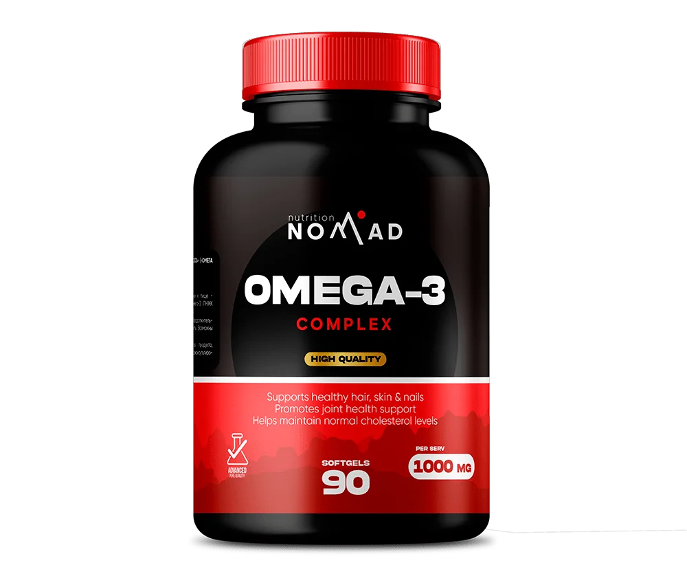 Омега 3 Nomad Nutrition Omega 3 Complex 1000мг 90 капсул