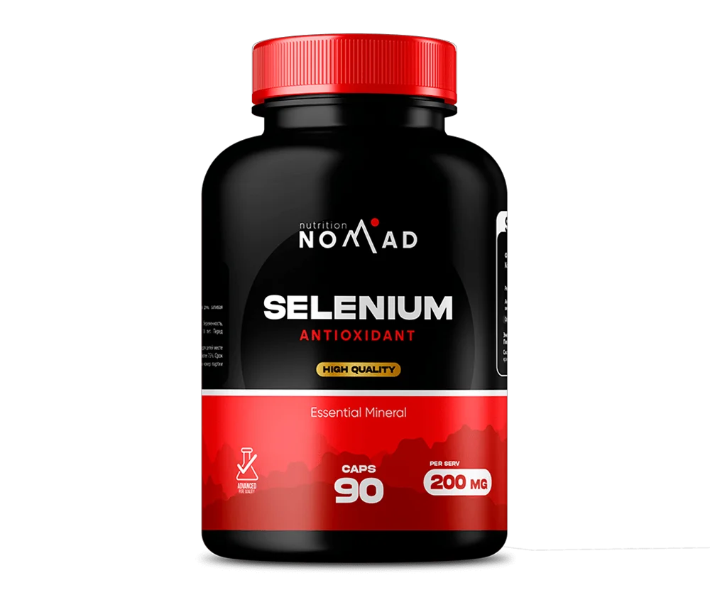 Селен Nomad Nutrition Selenium 200мг 90 капсул