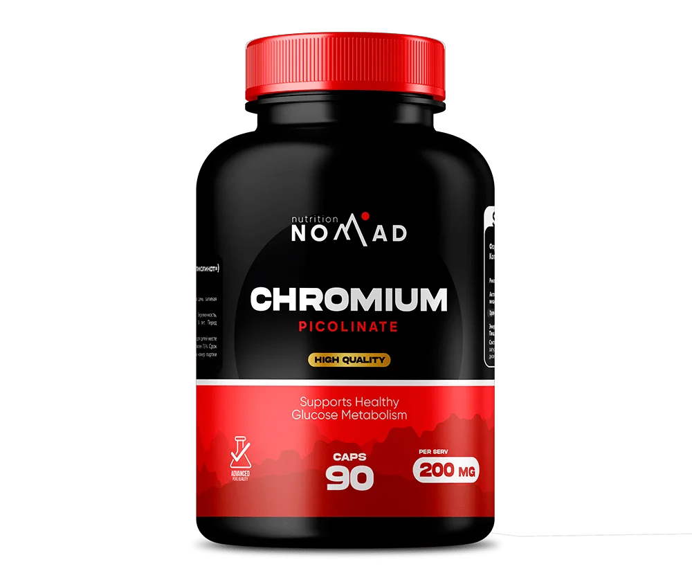 Хром Nomad Nutrition Chromium 200мг 90 капсул