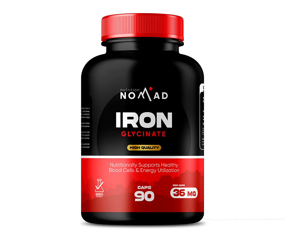 Железо Nomad Nutrition Iron 36мг 90 капсул