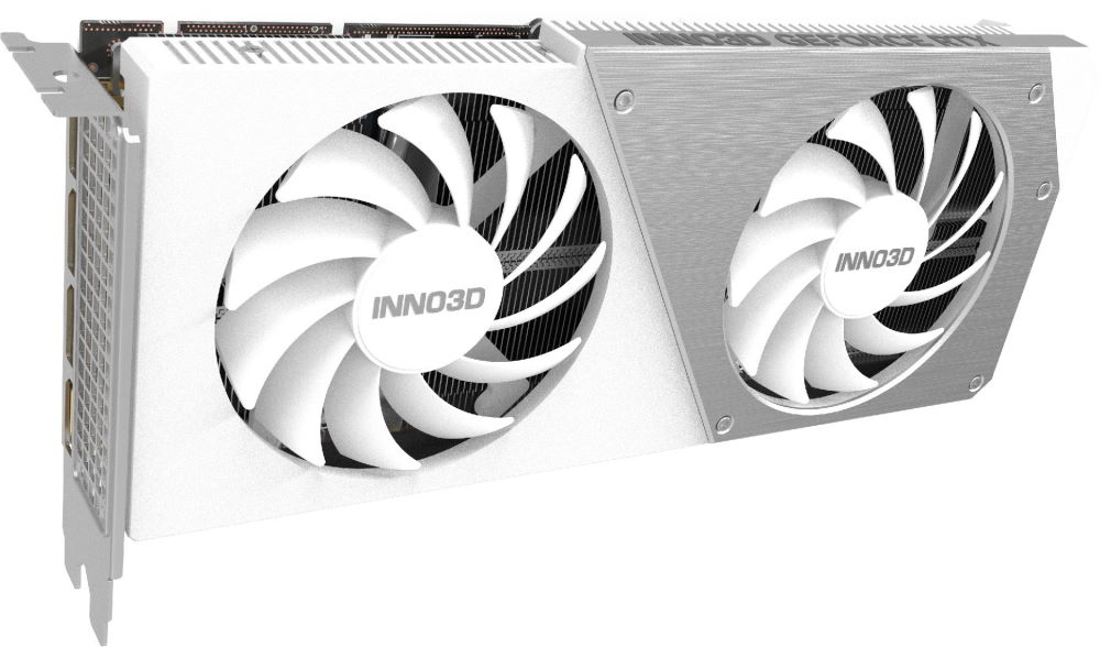 Видеокарта Inno3D GeForce RTX4060 Ti N406T2-08D6X-171153W 8GB White