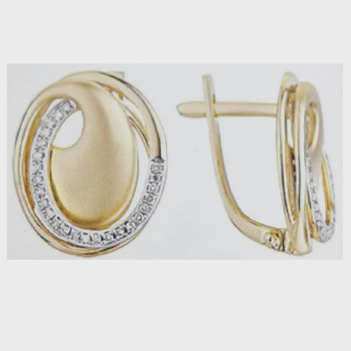 Серьги Камея 12020046027 5.23гр