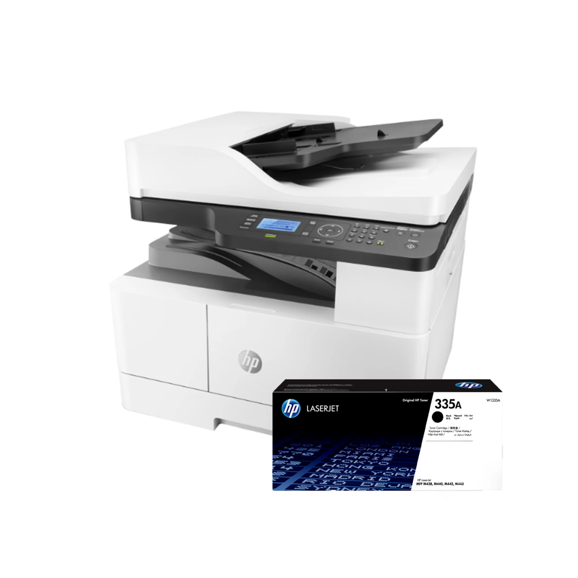 МФУ HP LaserJet M443nda 8AF72A + HP W1335A 335A - ForteMarket МФУ HP LaserJet M443nda 8AF72A + HP W1335A 335A купить,0
