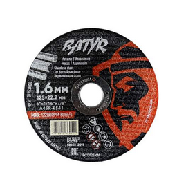Диск отрезной Batyr T41-125X1.6X22.2 125х22.2х1.6мм
