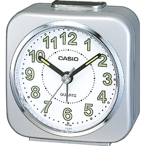 Часы настольные Casio TQ-143S-8EF серебристые купить,NaN