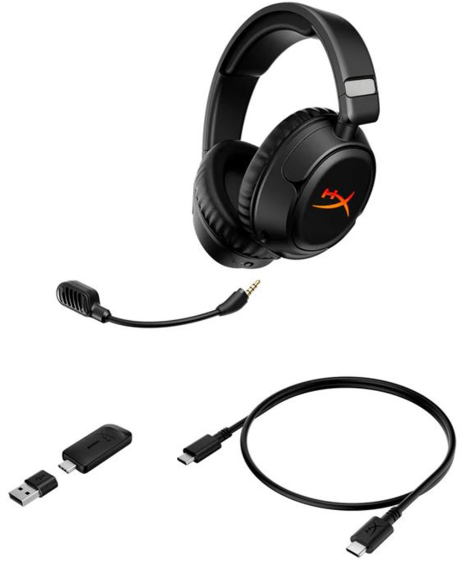 Наушники HyperX Cloud Flight 2 Wireless B5VC4AA черные купить,84990