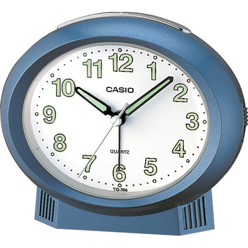 Часы настольные Casio TQ-266-2EF синие купить,NaN