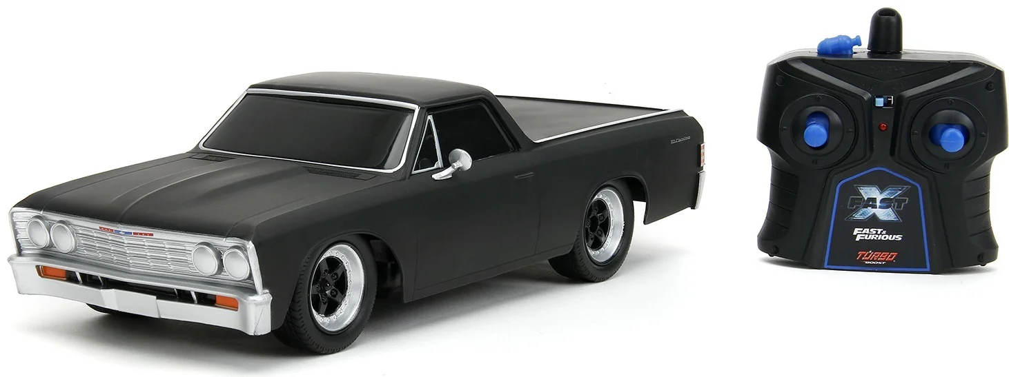Радиоуправляемая машина Jada Toys Форсаж FF10 1967 Chevrolet EL Camino 34418 1:16 черная
