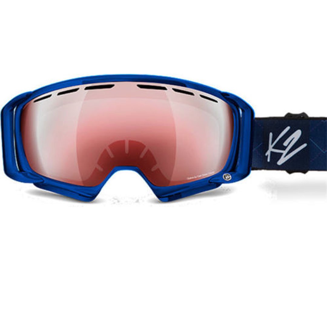 Маска горнолыжная K2 Sira tr.mirror blue vermilion - methane - silver