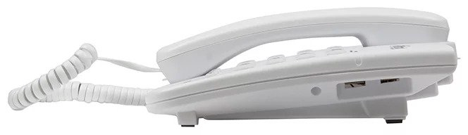 Телефон проводной Ritmix RT-320 белый купить,NaN