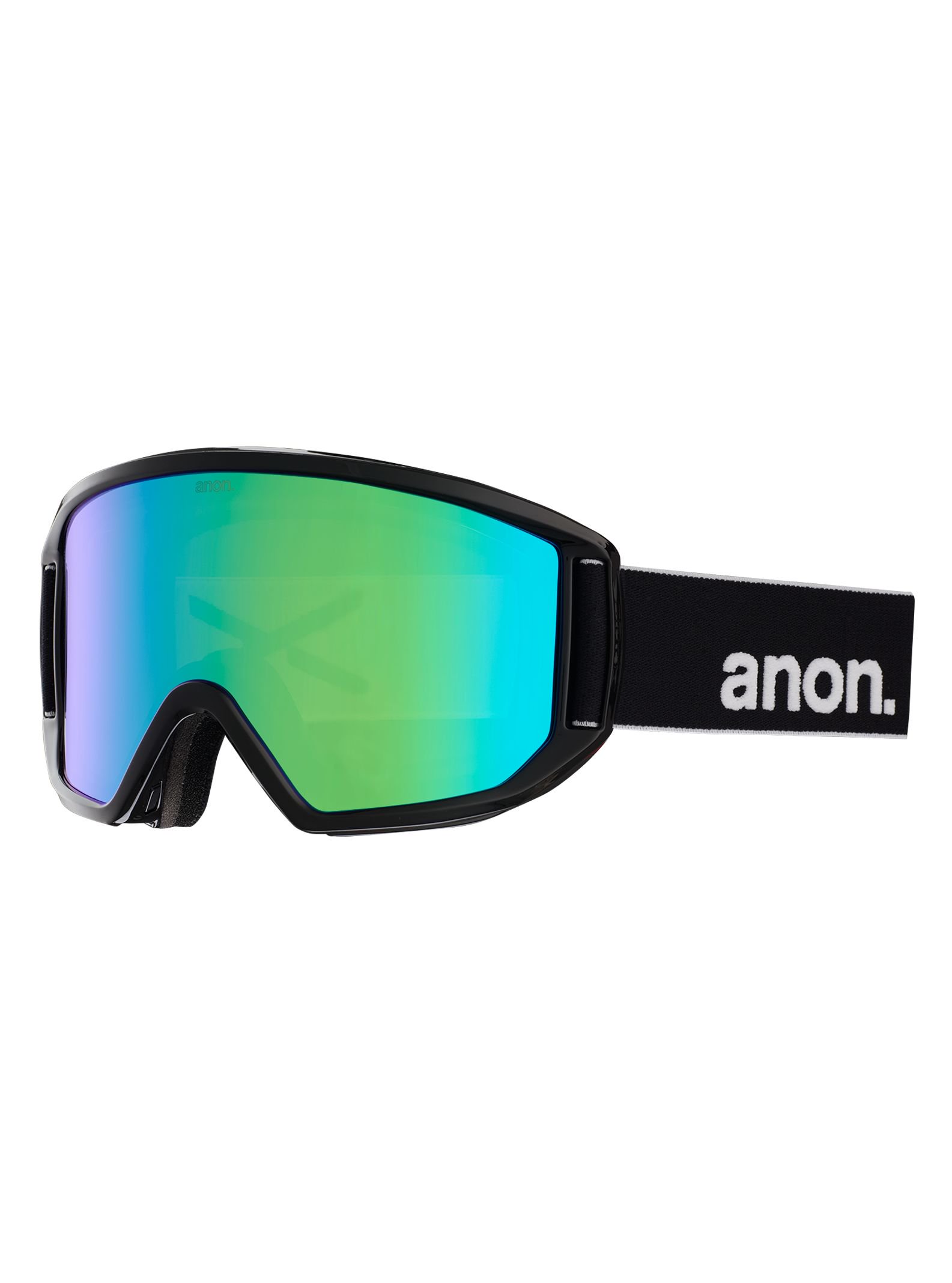 Маска горнолыжная Anon Relapse black-sonar green купить,NaN