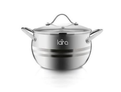 Кастрюля Lara Apple LR02-35 6,1л купить,NaN