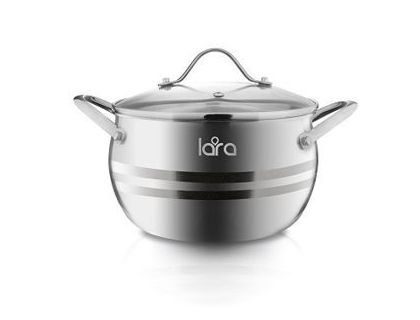 Кастрюля Lara Apple LR02-35 6,1л купить,NaN
