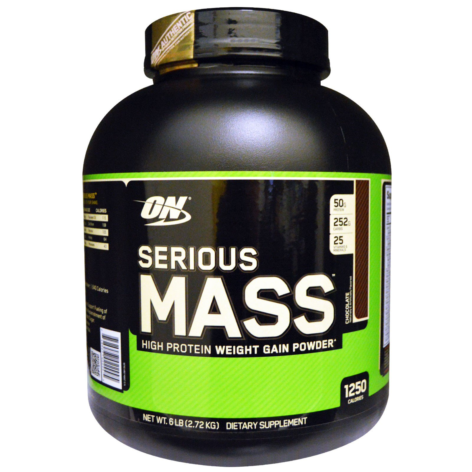Гейнер Optimum Nutrition Serious Mass ванильный 2.7кг