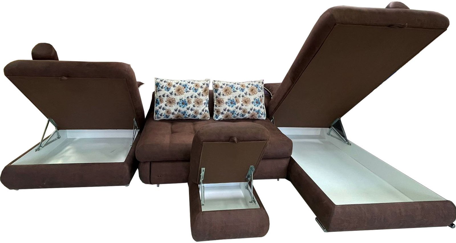 Диван Bella Mebel JMD Durres бордовый