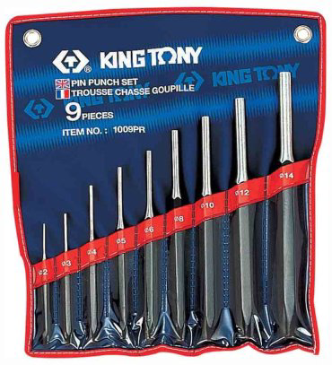 Зубило KING TONY набор 1009PR 250 мм 9 шт