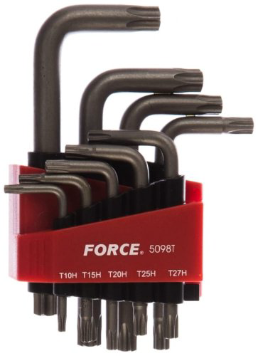 Шестигранный ключ Force Г-образный 9 шт, 5098T