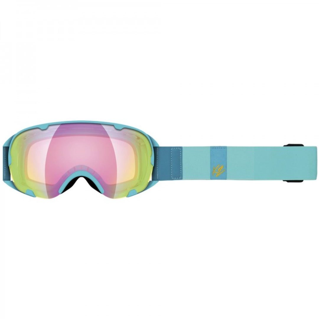 Маска горнолыжная K2 Scene sunrise+amber flash glacier blue купить,NaN