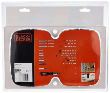 Набор инструментов и оснастки универсальный 45 в 1 Black & Decker A7039-XJ