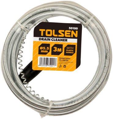 TOLSEN трос сантехнический 50100 300 см купить,NaN