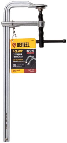 Струбцина DENZEL F-образная F-CLAMP 20466 купить,6140