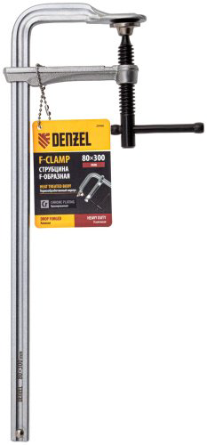 Струбцина DENZEL F-образная F-CLAMP 20466 купить,6140