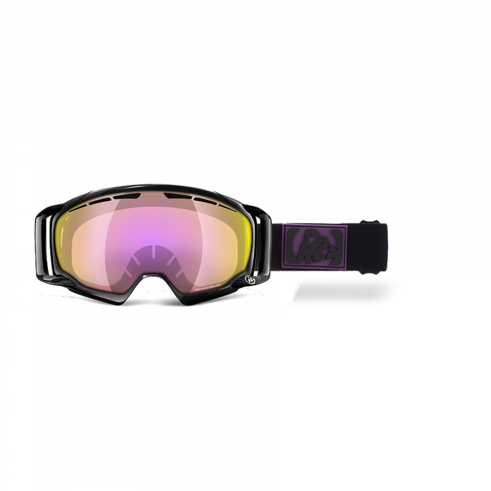 Маска горнолыжная K2 Captura black pink - pink octic mirror Black купить,NaN