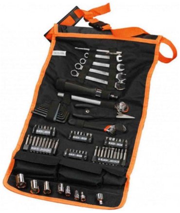Набор инструментов и оснастки автомобильный 76 в 1 Black & Decker A7063-QZ