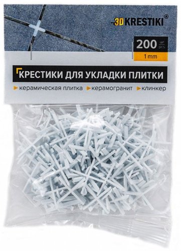 3D Krestiki крестик 1мм 200 шт. купить,195