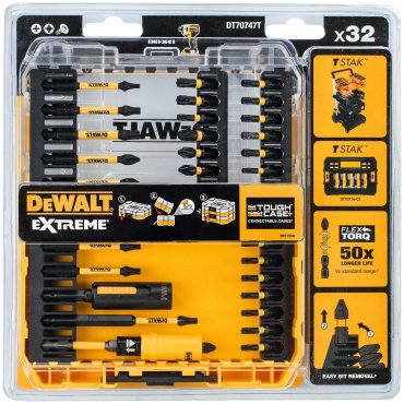 Набор оснастки универсальный 32 в 1 DeWALT DT70747T купить,NaN