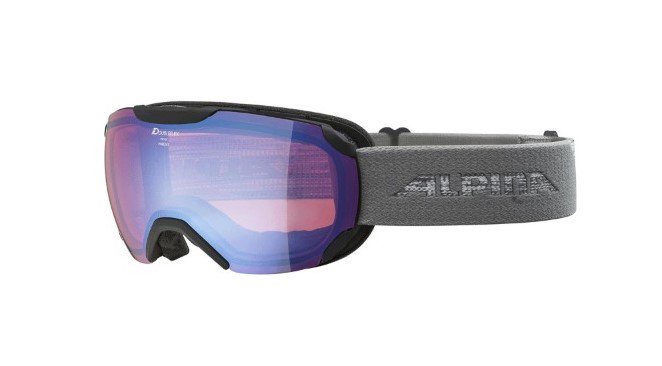 Маска горнолыжная Alpina Pheos S MM/HM HM blue sph Black Grey купить,NaN