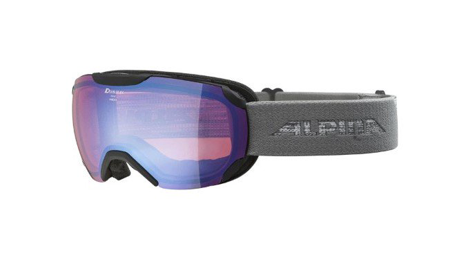 Маска горнолыжная Alpina Pheos S MM/HM HM blue sph Black Grey купить,NaN
