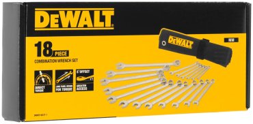 DeWALT набор ключей комбинированный 6-24 мм DWMT19237-1, 18 шт