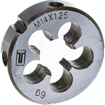 Плашка СИБРТЕХ 77035 M14 1.25 мм, 1 шт купить,1600