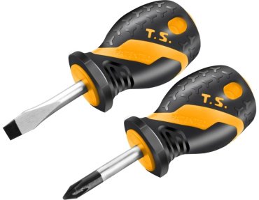 TOLSEN набор отверток диэлектрическая TT20181 PH2х38 мм, SL6.5х38 мм