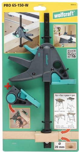 Струбцина Wolfcraft быстрозажимная 3036000 120 мм купить,10830